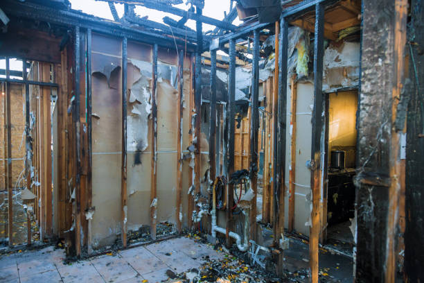 Professional Fire Damage Assessment technician working in Brook Park, OH